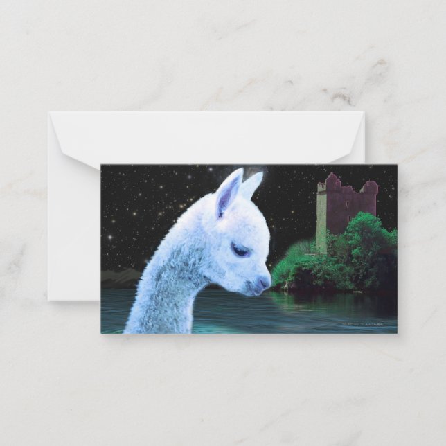Carte De Correspondance Nessie bébé (Devant)