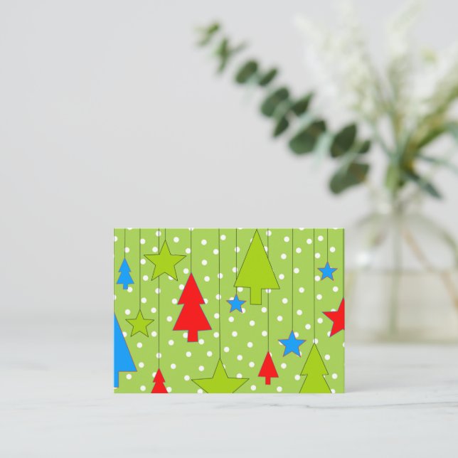 Carte De Correspondance Noël (Debout devant)
