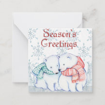 Noël à l'ours polaire