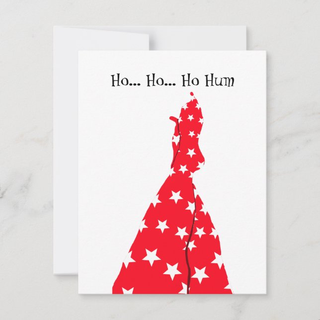 Carte De Correspondance Noël drôle (Devant)