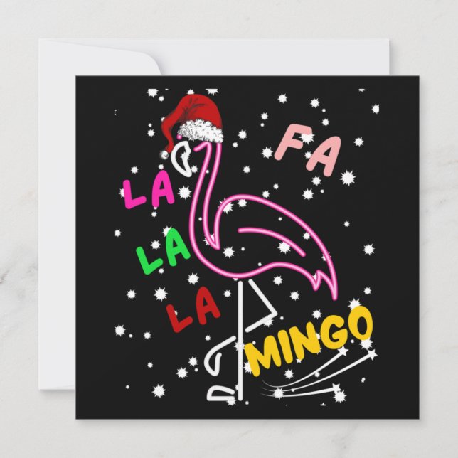 Carte De Correspondance Noël Fa la la la mingo Essentiel (Devant)
