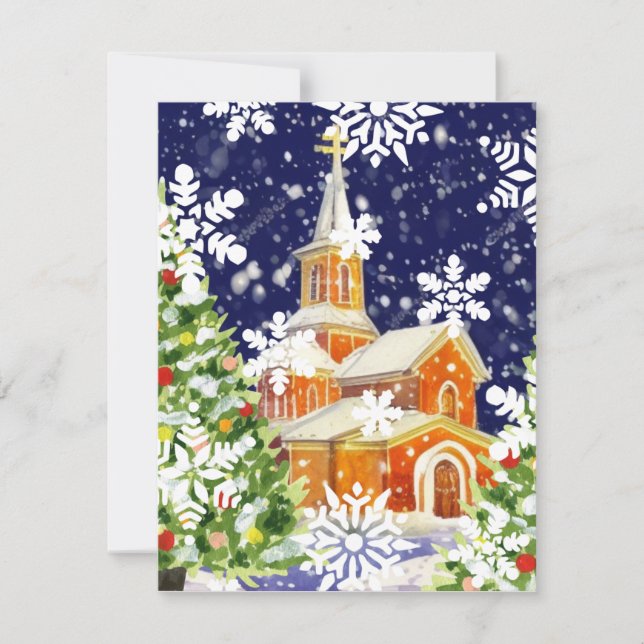 Carte De Correspondance Noël orthodoxe (Devant)