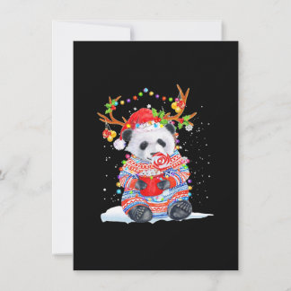 Carte De Correspondance Noël Panda