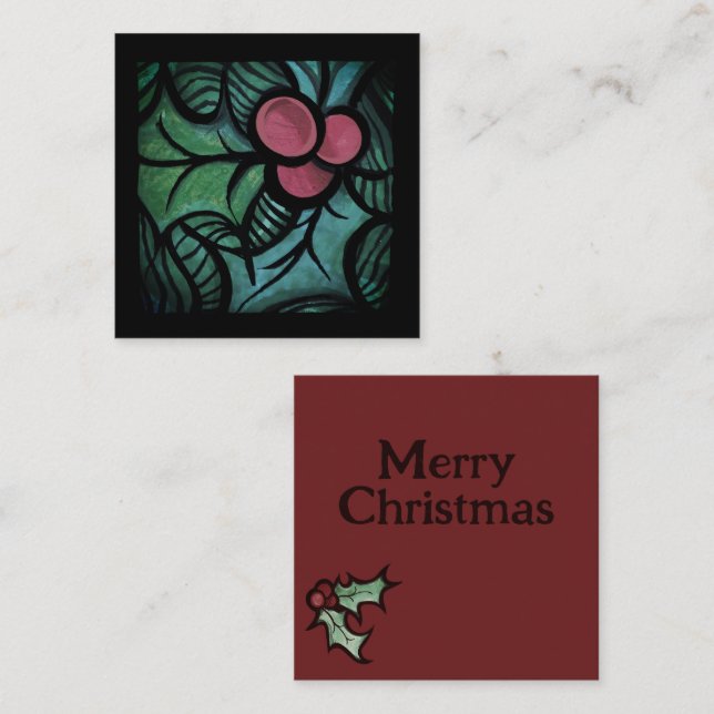 Carte De Correspondance Noël saint (Devant / Derrière)