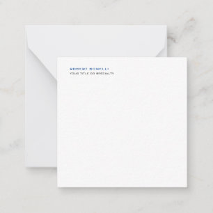 Carte De Correspondance Nom minimaliste moderne unique profession