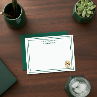 Carte De Correspondance Nom personnalisé Main tirée Doodle doré Martini pl