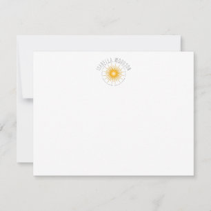 Carte De Correspondance Nom Sun