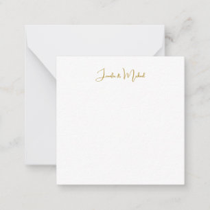 Carte De Correspondance Noms de calligraphie professionnelle élégante coul
