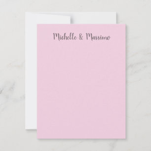 Carte De Correspondance Noms de couple classiques professionnels uniques