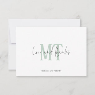 Carte De Correspondance Noms des initiales du monogramme Mariage de la tai