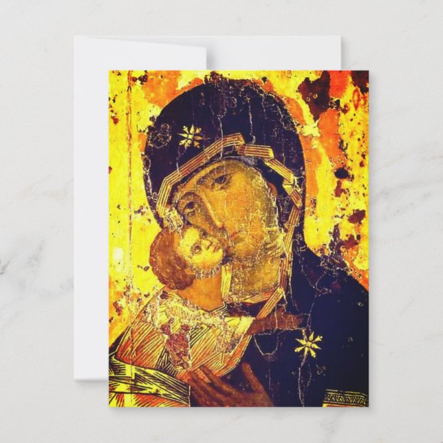 Carte De Correspondance Notre-Dame de Vladimir (Devant)