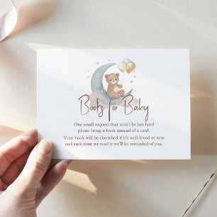 Carte De Correspondance Nous sommes au-dessus de la lune Teddy Bear Books