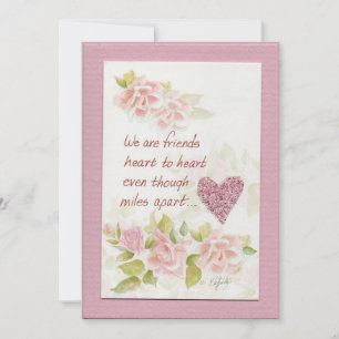 Carte De Correspondance Nous sommes des amis qui disent de l'art coloré Fl