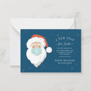 Carte De Correspondance Nouveau stop pour Père Noël Nous avons déplacé Hol