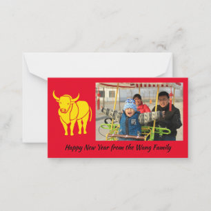 Carte De Correspondance Nouvel an Chinois