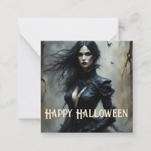 Carte De Correspondance Nuit gothique d'Halloween de mystère