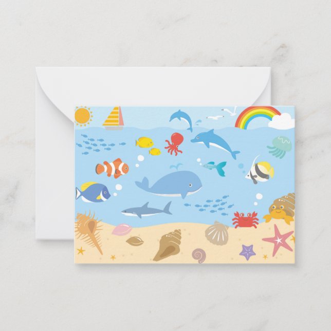 Carte De Correspondance Ocean (Devant)