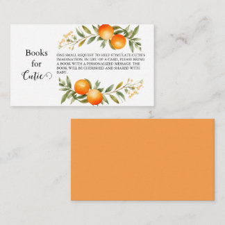 Carte De Correspondance Orange You A Little Cutie Livres pour bébé