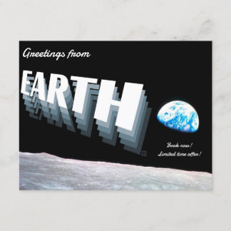 Carte De Correspondance PACK OF 10 Greetings from... Earth Postcards