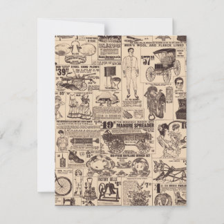 Carte De Correspondance Page de publicités anciennes 