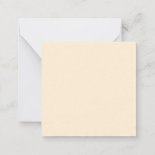 Carte De Correspondance Papaya Whip couleur solide