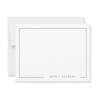 Papeterie personnalisée chic et minimaliste modern