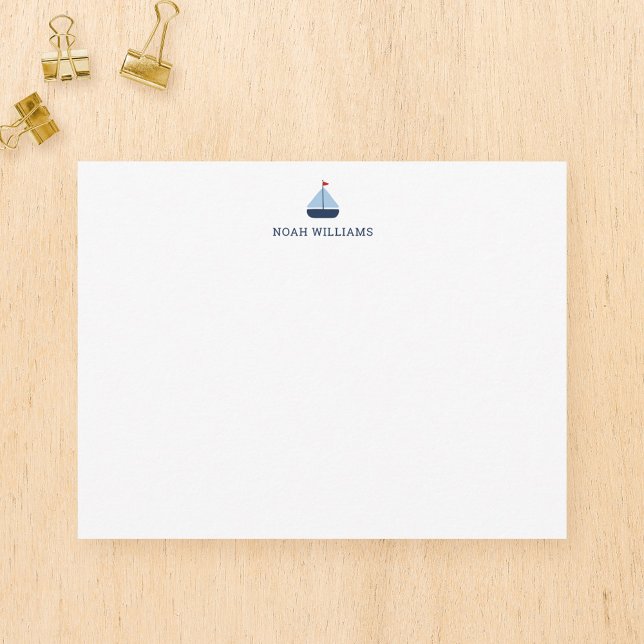 Carte De Correspondance Papeterie plate personnalisée pour enfants avec vo (Créateur téléchargé)