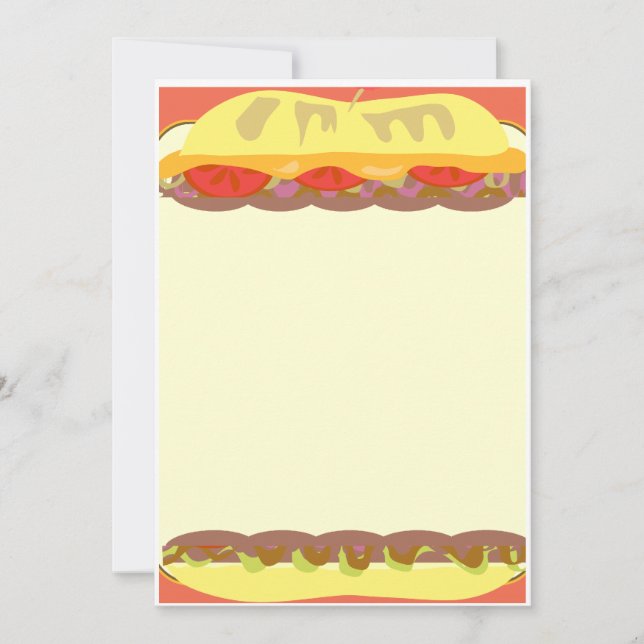 Carte De Correspondance Papeterie sandwich (Devant)