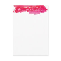 Papier à aquarelle rose chaud