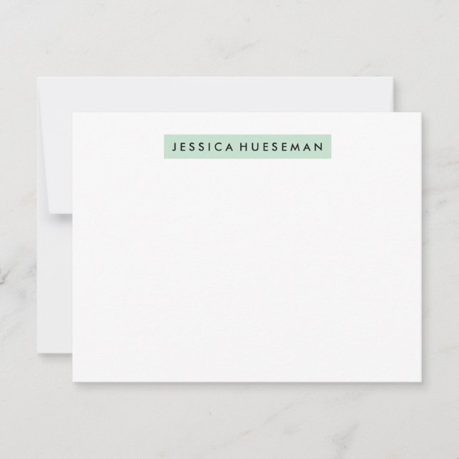 Carte De Correspondance Papier à lettres A2 - Mention (Devant)
