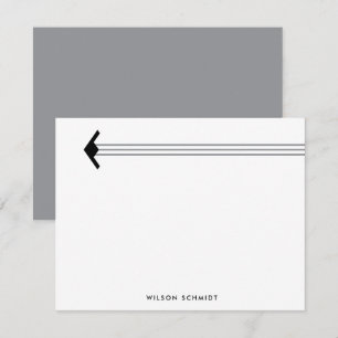 Carte De Correspondance Papier à lettres B-21 Bomber et Stripe Contrail