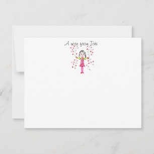 Carte De Correspondance Papier de notes du Coeur -