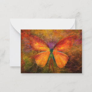 Carte De Correspondance Papillon fantaisie 