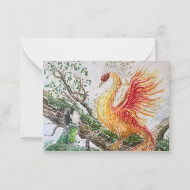 Carte De Correspondance Par la puissance du phénix (Devant)
