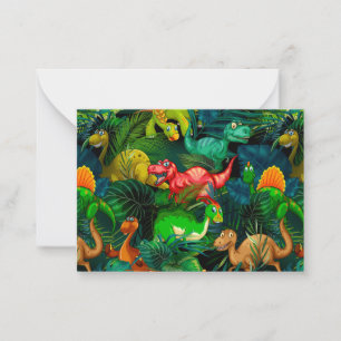 Carte De Correspondance Parc Dinosaur