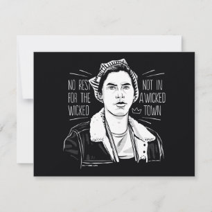 Carte De Correspondance Pas De Repos Pour Les Méchants