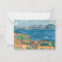 Paul Cezanne - Baie de Marseille, vue d'Estaque