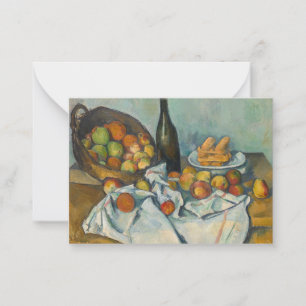 Carte De Correspondance Paul Cezanne - Le panier des pommes