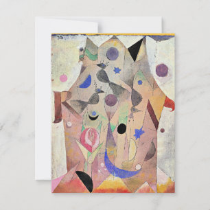 Carte De Correspondance Paul Klee - Rossignols persans,