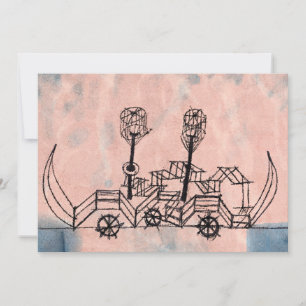 Carte De Correspondance Paul Klee - Vieux Bateau à Vapeur (Vieux Bateau à 