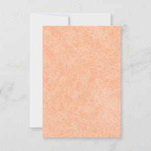 Carte De Correspondance Pêcher Fuzz Faux Cuir
