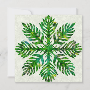 Carte De Correspondance Perruche à feuilles hawaïennes