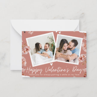 Carte De Correspondance Personalized Valentine’s Day Photo Card | Custom C