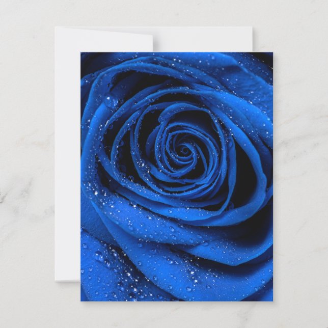 Carte De Correspondance Pétales roses 3 (Devant)