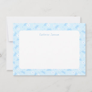 Carte de correspondance Petit Blue Caprice Monogra