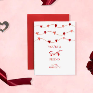 Carte De Correspondance Petit Tu es un Ami Gentil pour la Saint-Valentin