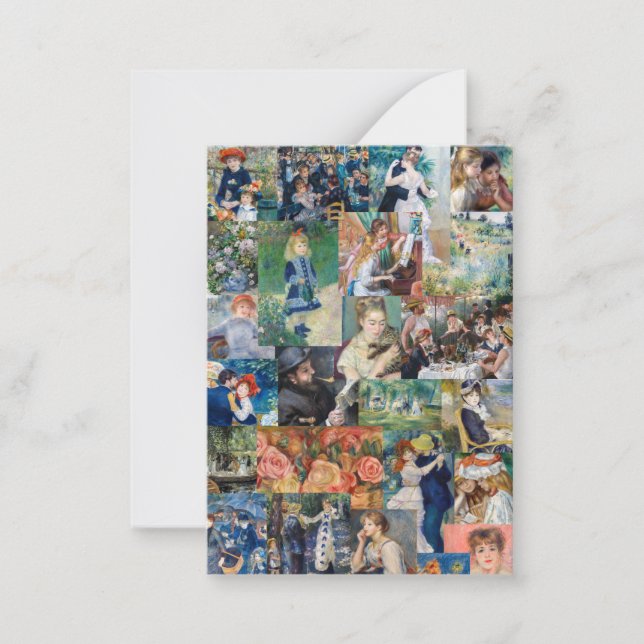 Carte De Correspondance Pierre-Auguste Renoir - Chefs-d'oeuvre (Devant)