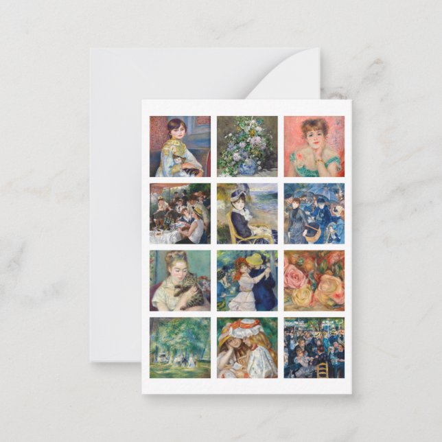 Carte De Correspondance Pierre-Auguste Renoir - Chefs-d'oeuvre Grille Coll (Devant)