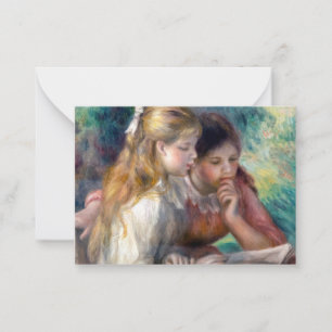 Carte De Correspondance Pierre-Auguste Renoir - Lecture