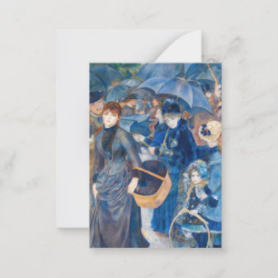 Carte De Correspondance Pierre-Auguste Renoir - Les Parapluies